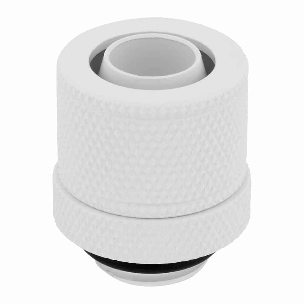 Corsair Hydro X XF White Brass 10/13mm G1/4" Softline Compression Fittings - Four Pac